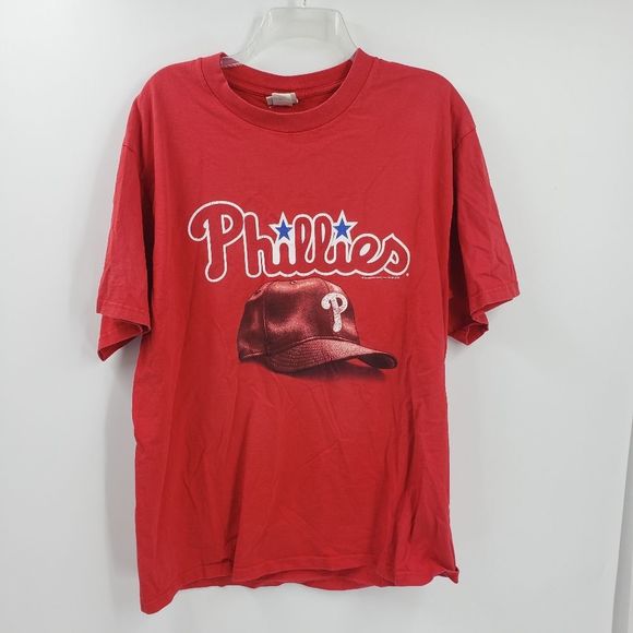 LEE RED “ PHILLIES” Graphic Tee MENS (L) - Picture 1 of 4